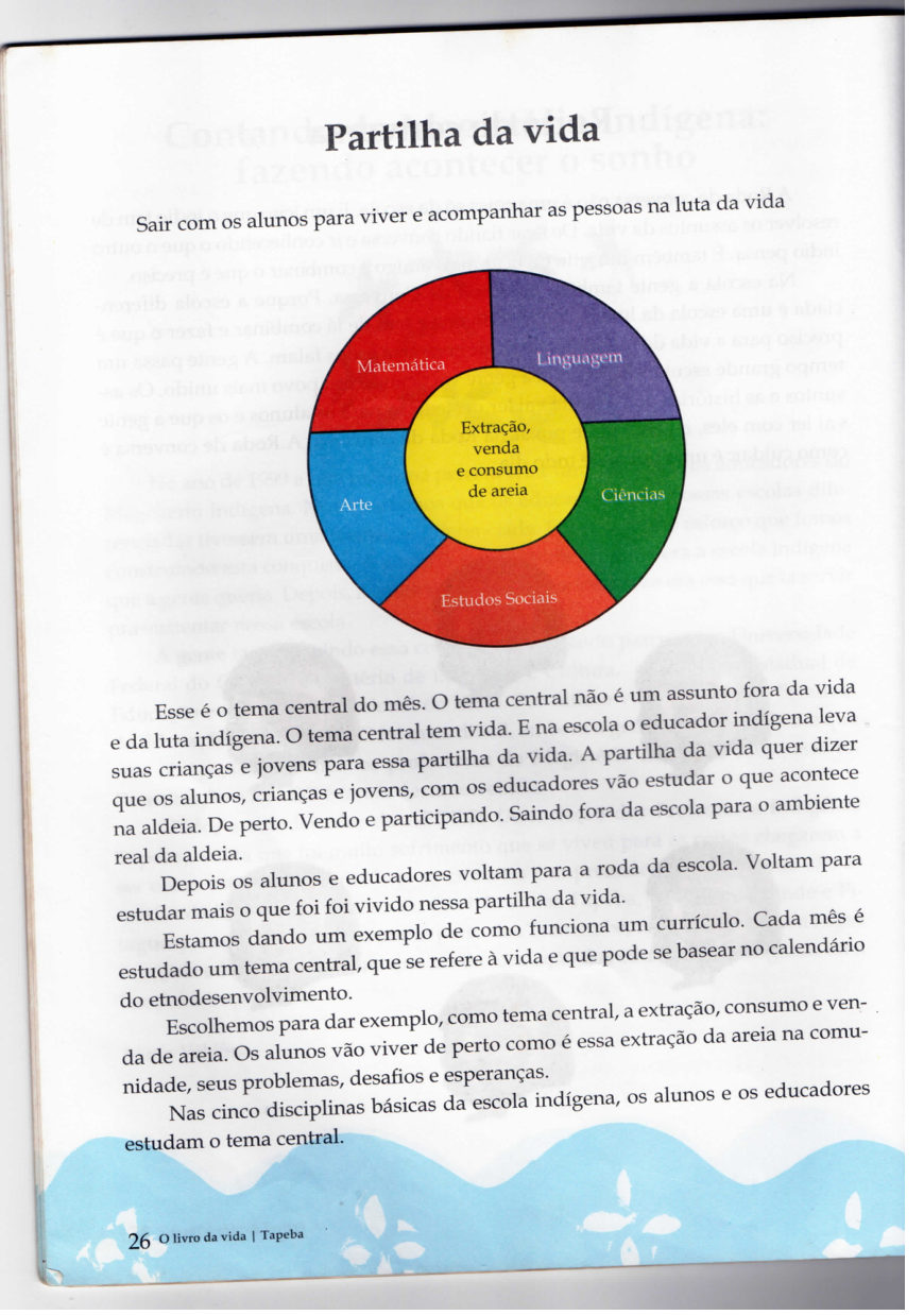 Página completa Partilha da vida