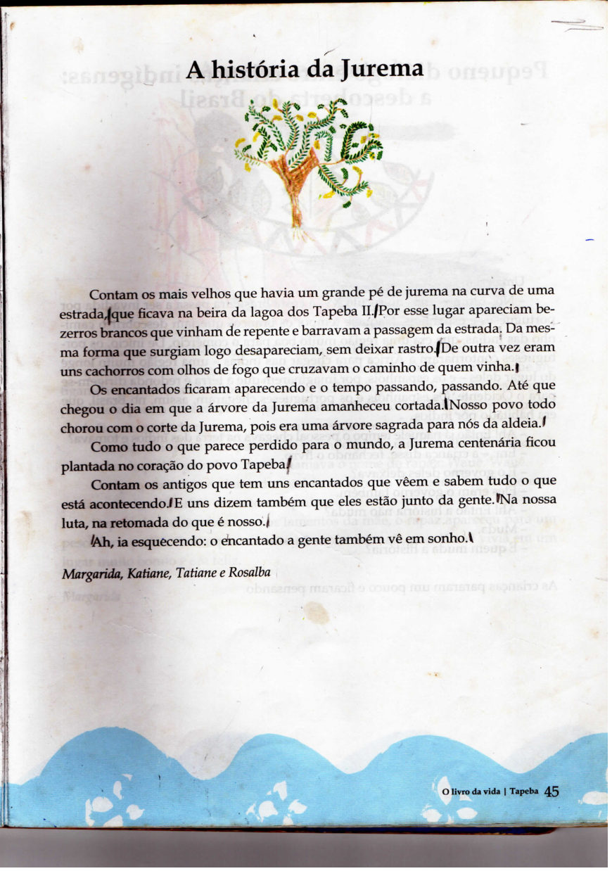 Página completa A história da Jurema