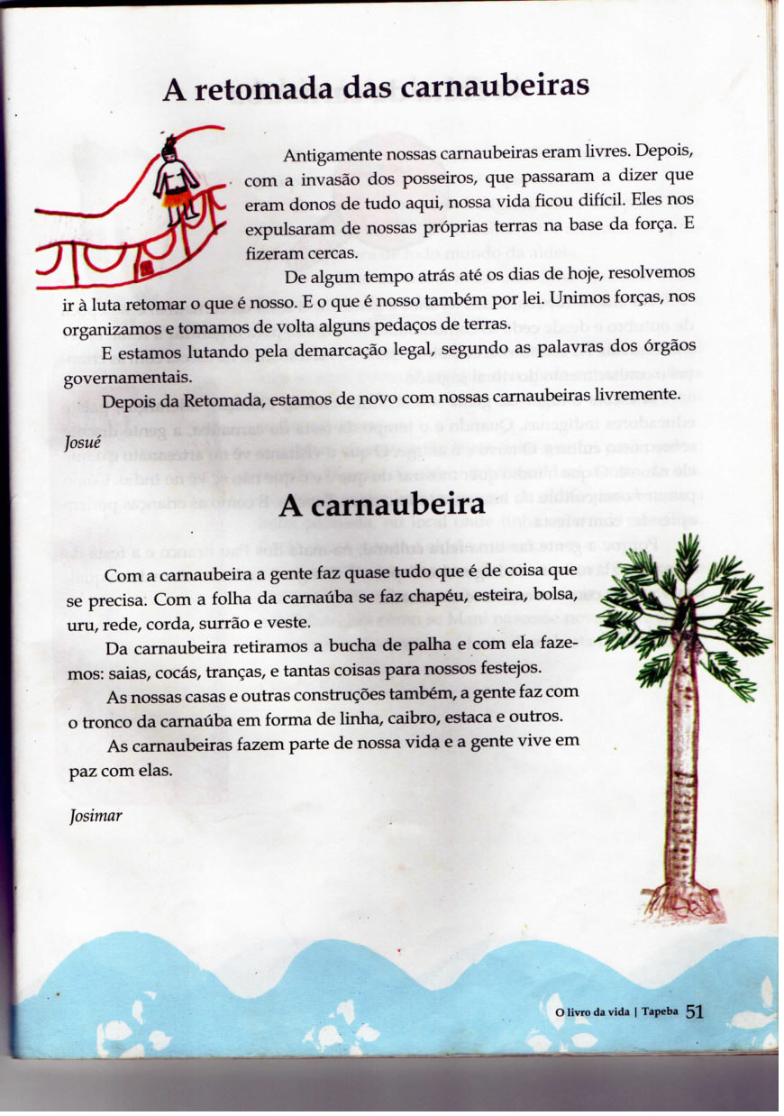 Página completa sobre a retomada das carnaubeiras