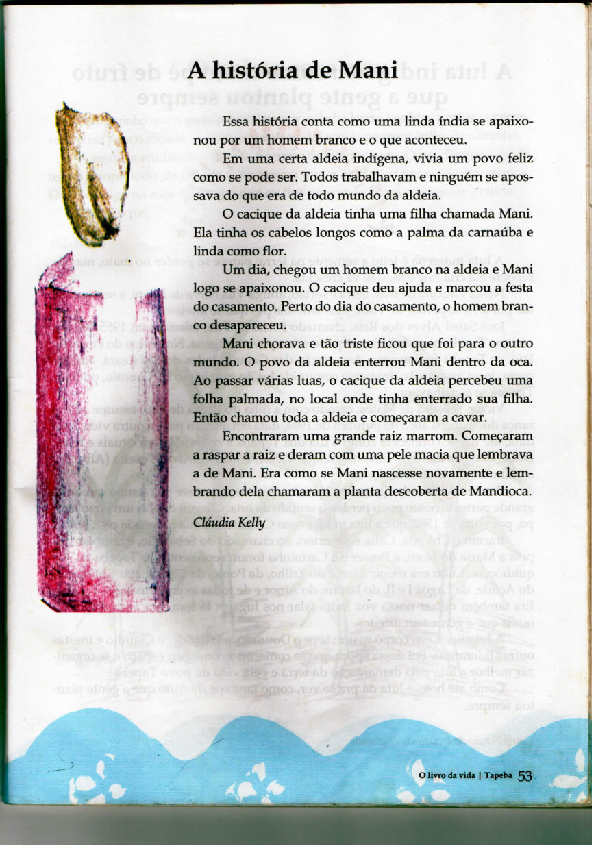 Página completa A história de Mani
